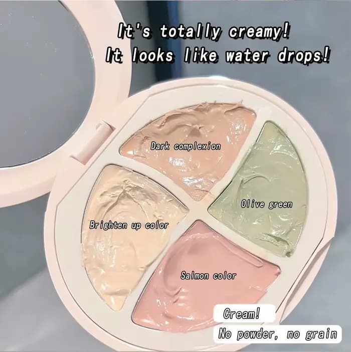 Palette de correcteurs imperméables 4 en 1