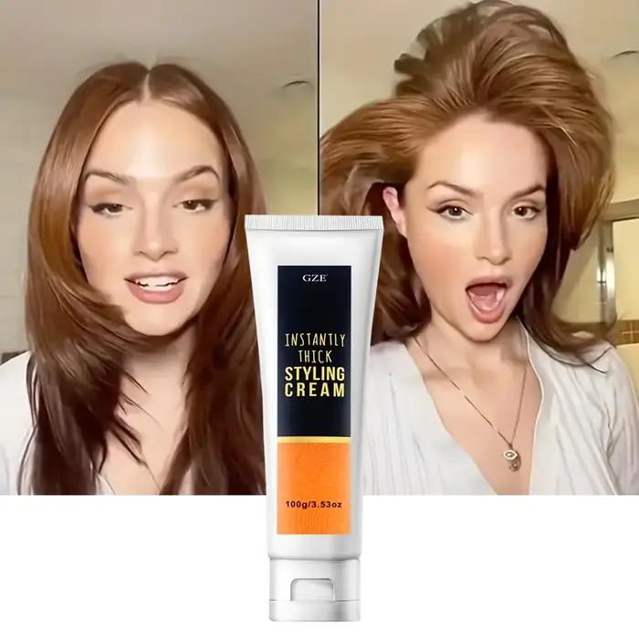GZE Crème coiffante instantanée épaisse – Volumine