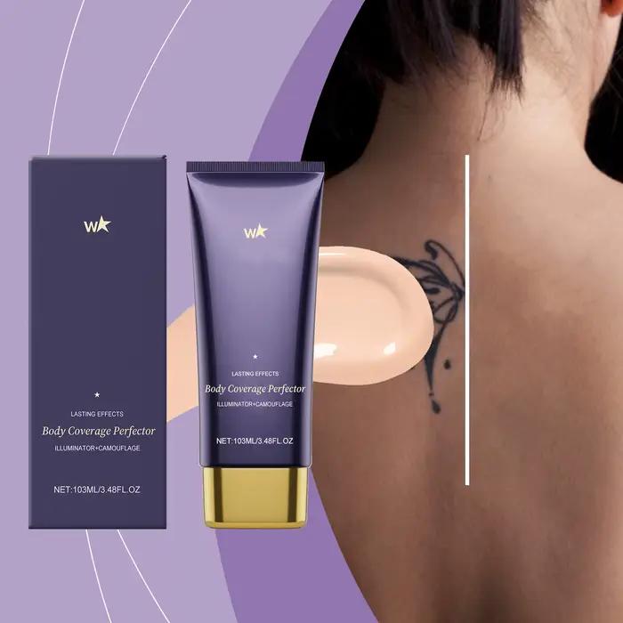 Correcteur de couverture de tatouage longue durée, imperméable, mat, couverture de cicatrice, produits de maquillage, correcteur corporel, fond de teint à couverture complète, 103ml