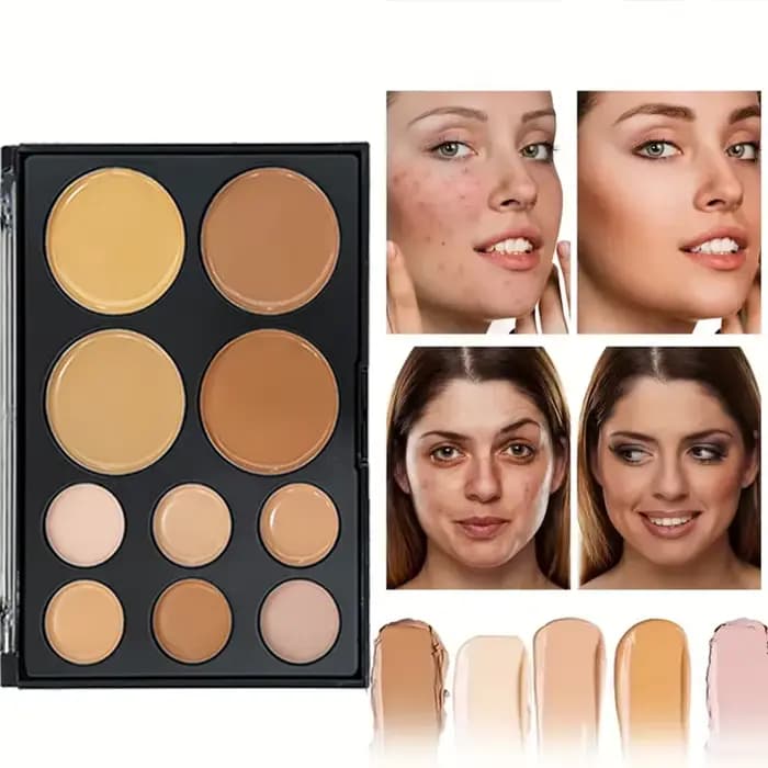 Palette anti-cernes 10 couleurs
