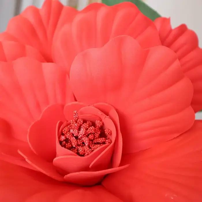 Pivoine Artificielle pour Décoration de Mariage et Fêtes, Grandes Fleurs pour Spectacles, Faux Fleurs, Décoration Murale DIY pour Fond Floral