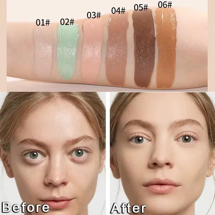 Fond de teint sans défaut correcteur de peau uniforme et radieuse pour visage occaions spéciales femmes cosmétique makeup maquillage bronzant