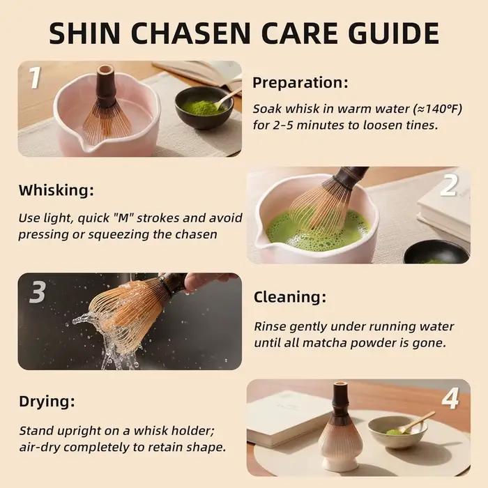 Fouet à matcha, fouet en bambou pour matcha, fouet traditionnel japonais artisanal pour une préparation authentique du thé
