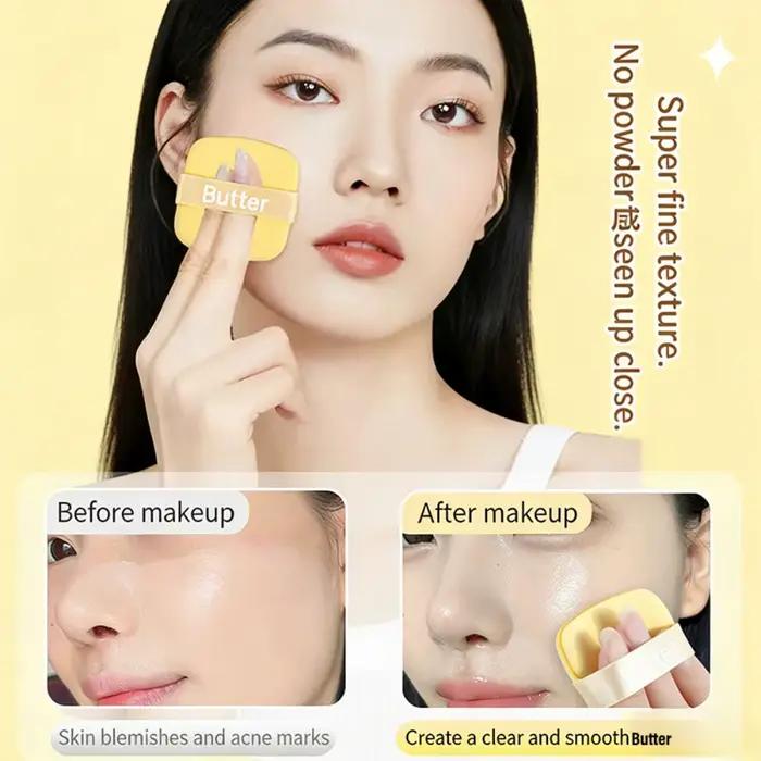 Éponge de maquillage en forme de gaufrette ultra-douce non absorbante pour fond de teint et poudre