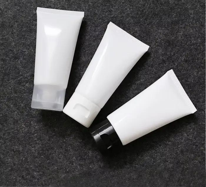Tube doux au beurre de lavage blanc, crème pour les mains, crème de nuit, talk-UV, sérum 80,émulsion, essence, emballage de tuyau cosmétique, 50ml, 60ml