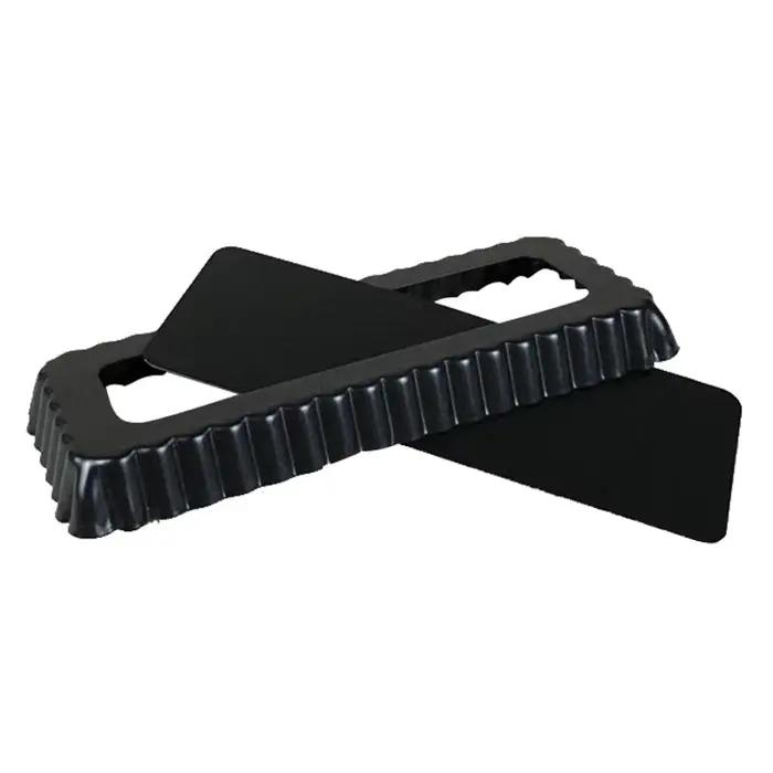 Moule à tarte cannelé pour cuisson, outil de quiche antiadhésif parfait, modèle rectangulaire, ustensiles de cuisson, plats, casseroles à gâteaux, plaque de cuisson
