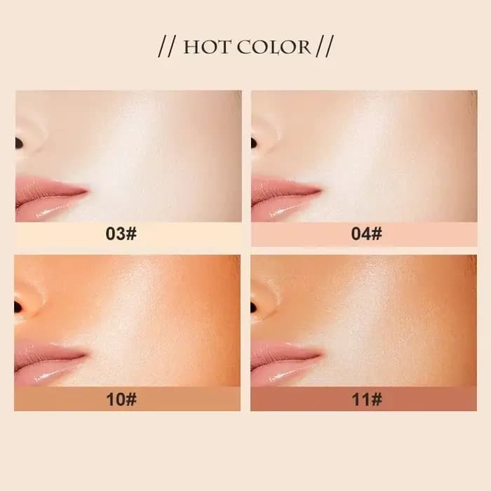 Bâton de fond de teint mat 12 couleurs