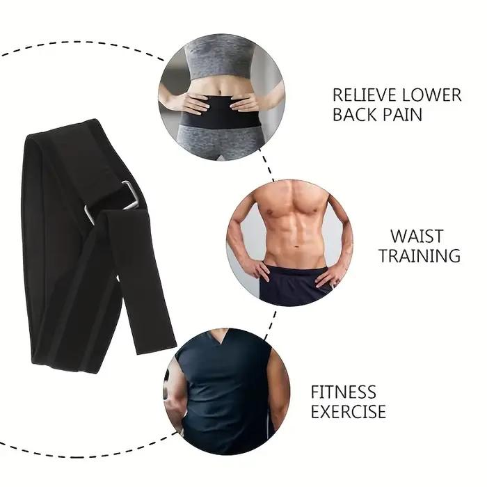 Ceinture de soutien du dos pour femmes et hommes, soulage les maux de dos, fournit un soutien lombaire tout autour pour la salle de sport, les sports de plein air