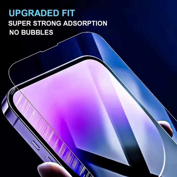 Verre trempé HD pour iPhone 17 Pro Max 18 16 16e 15 14 13 12 Mini 11 Air, films de protection d'écran pour iPhone XR XS 7 8 Plus.