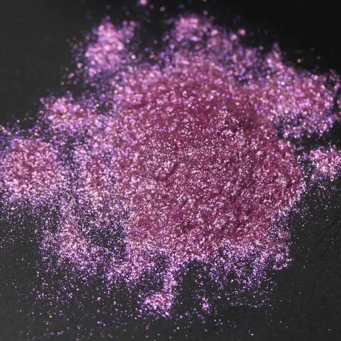 Poudre de Pigment Diamantée Mica Lilas Luxe Vibrant pour Fard à Paupières