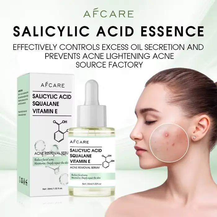 Le sérum pour le visage à l'acide salicylique doux aide à réduire l'excès de l'huile Affiner les pores soutient une
