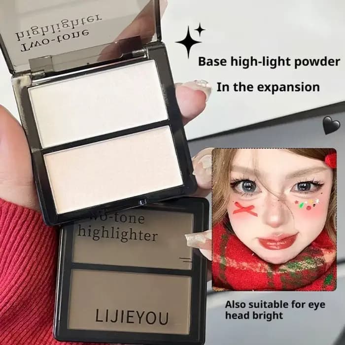 Surligneur bronzant pour poudre pour le visage