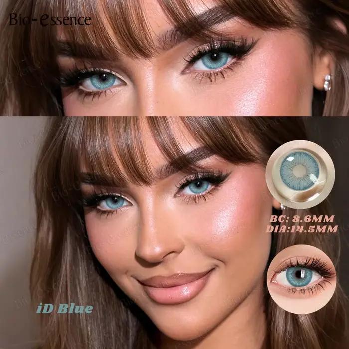 Lentilles de contact colorées Bio-essence Grey Eyes