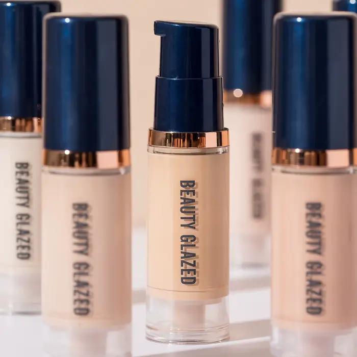 BEAUTY GLAZED Fond de teint liquide 6 couleurs