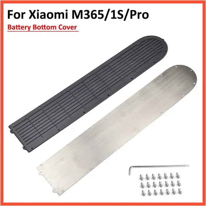 Couvercle inférieur de batterie en acier inoxydable pour Scooter électrique Xiaomi M365 1S Pro Pro2 4 Pro, pièce de panneau de sol antidérapant Anti-Collision