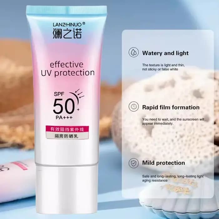 Crème solaire pour le visage et le corps éventuelles F50 +
