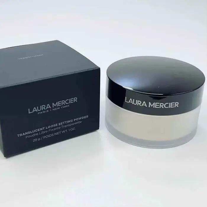 Poudre libre longue tenue pour le visage, formule waterproof, fixatrice rafraîchissante, transparente et matifiante