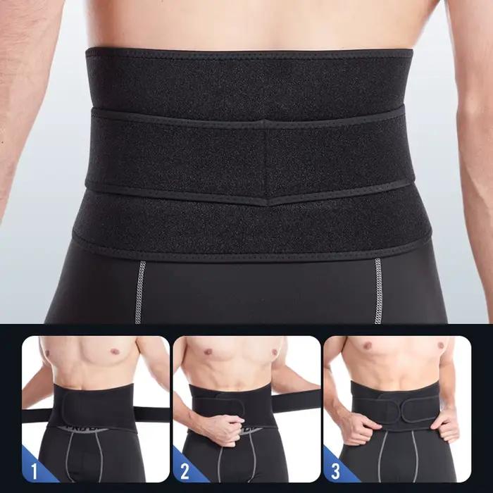 Ceinture de soutien dorsal pour hommes et femmes, ceinture de soutien lombaire, attelle dorsale, hernie discale, artica contrasté, scoliose