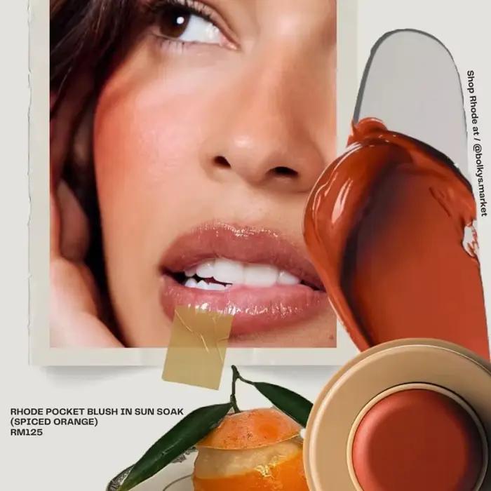 Marque cosmétiques Blush crème soleil tremper Tan ligne poudre fard à joues éclaircir le teint faire