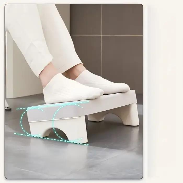 Repose-pieds ergonomique en PP sous le bureau, repose-pieds confortable et peu encombrant pour le travail au bureau, les études, le canapé, la maison