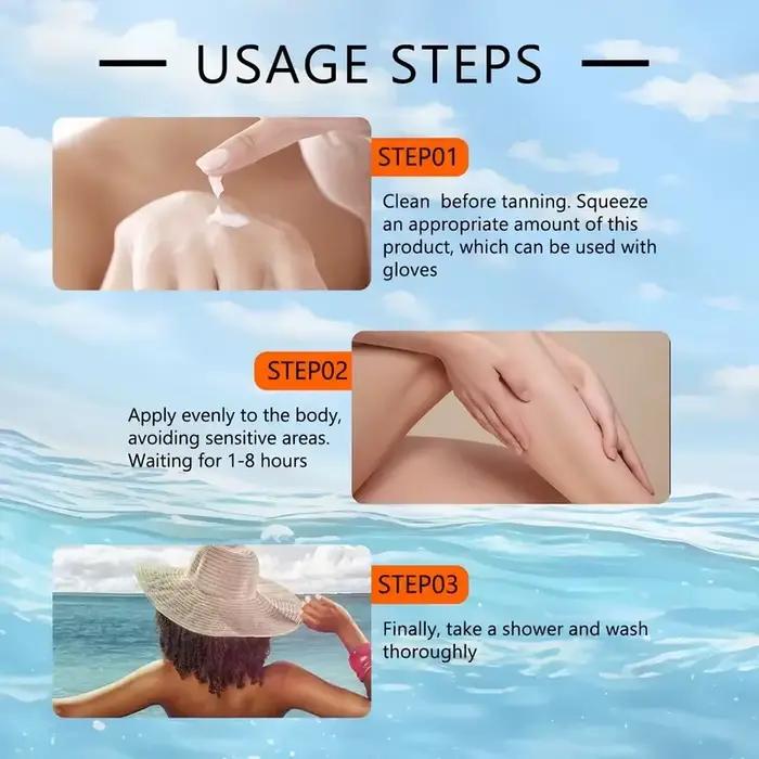 Lotion bronzante - Riche en céramides