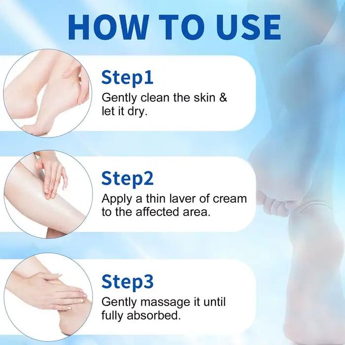 Crème pour les pieds à 60% d'urée