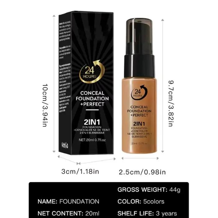 Fonds de teint liquide matifiant waterproof pour peaux grasses couvrants et crèmes correctrices pour femmes occasions spéciales