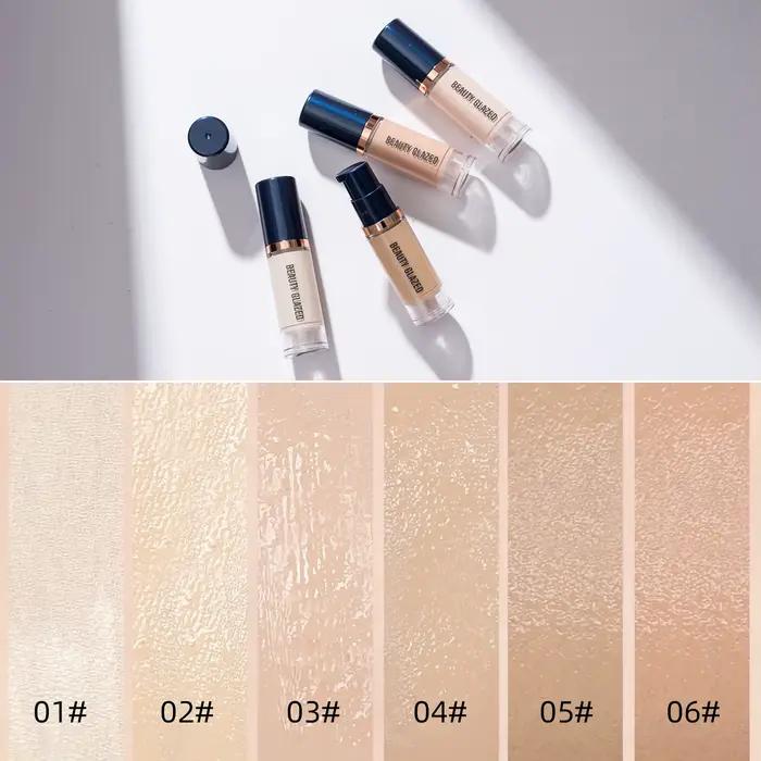 BEAUTY GLAZED Fond de teint liquide 6 couleurs