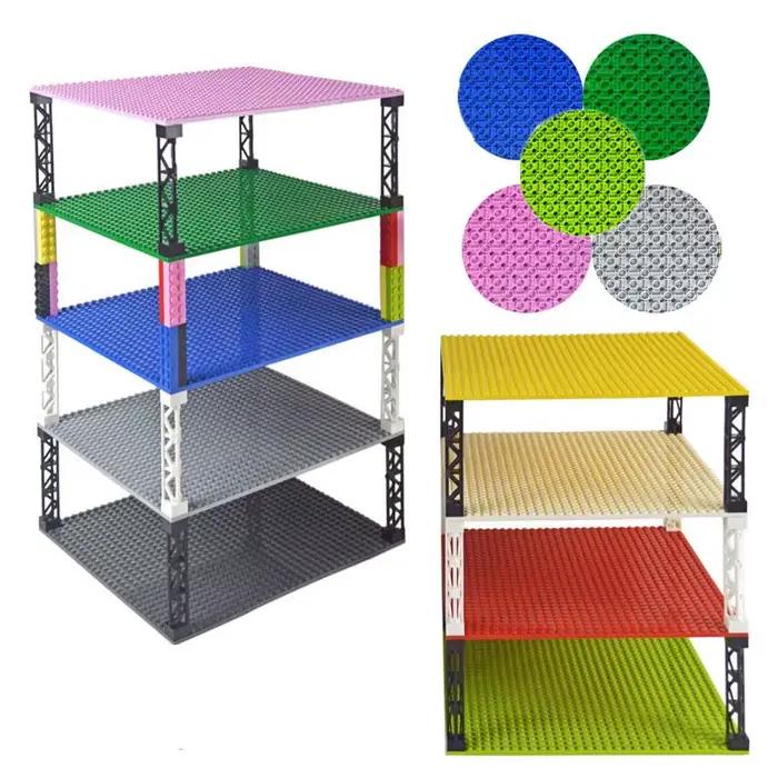 Plaques de Base Double Face en Plastique, Petites Briques, Compatibles avec LePetrol, décennie s de Construction, Jouets