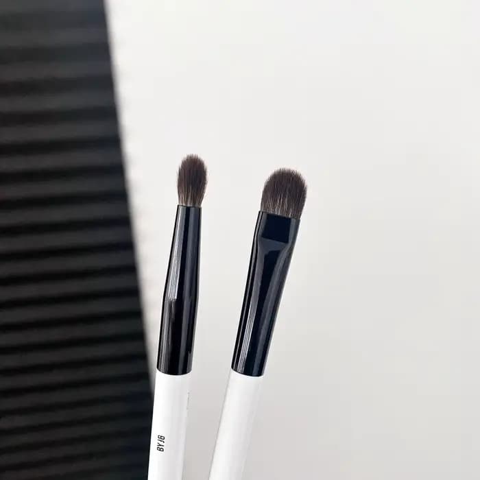 Pinceau à poudre crème double extrémité E6