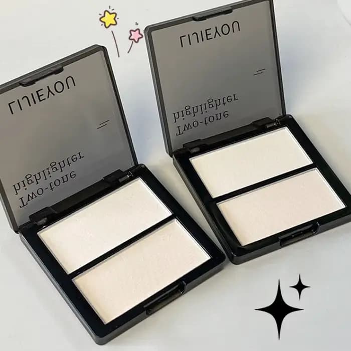 Surligneur bronzant pour poudre pour le visage