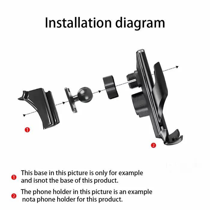 Support de téléphone pour voiture Benz GLB EQB X1247 X243 2020-2023, support mobile, partenaires spéciaux, support de charge sans fil, base de ket rapide, intérieur