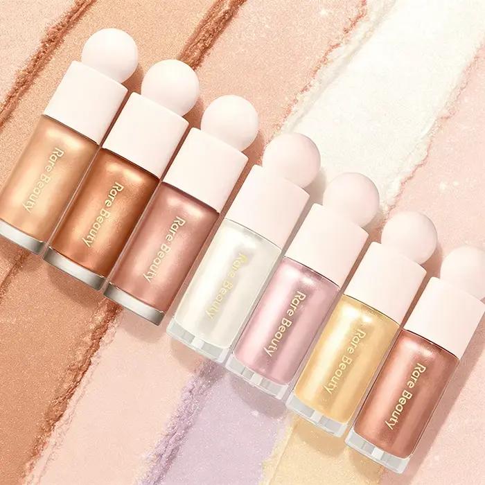 Rare Beauty Liquid Blush Highlighter Contour High Glossy Finish Luminizer Makeup Gel Face Body Brighten Glitter Natural