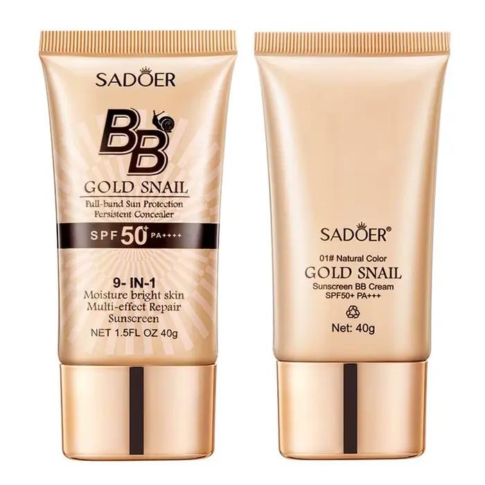 SADOER Crème BB Éclaircissante Anti-âge à la Bave d'Escargot