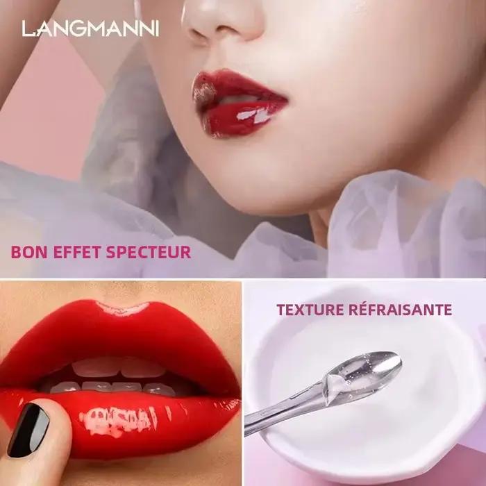 Bricolage clair brillant à lèvres huile de Base 20/50ML antiadhésif hydratant à la main Gel rouge