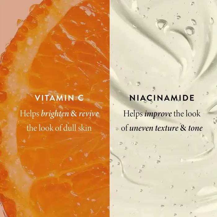 15g Base de Teint Lissante Instantanée Cible les Rides Fines, Estompe les Imperfections, Lisse et Unifie le Teint, Hydratant à la Vitamine C et Niacinamide