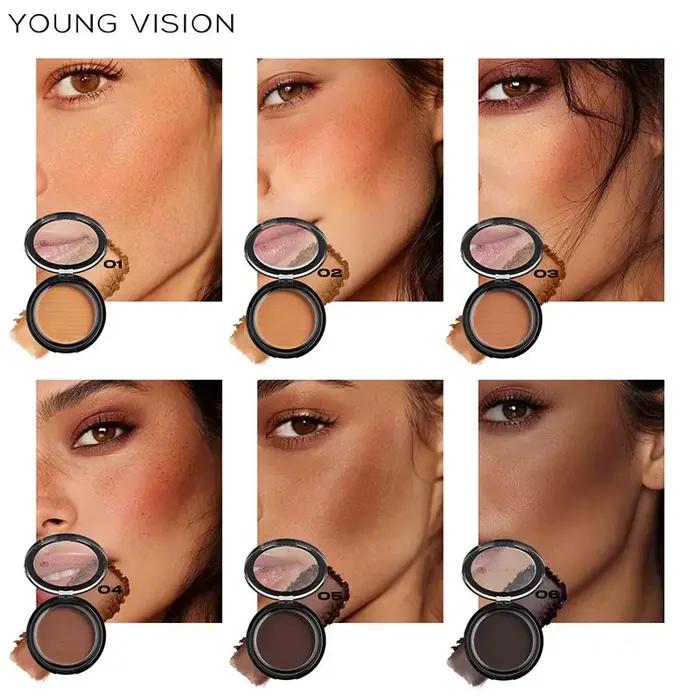 Palette de poudre de contour bronzante