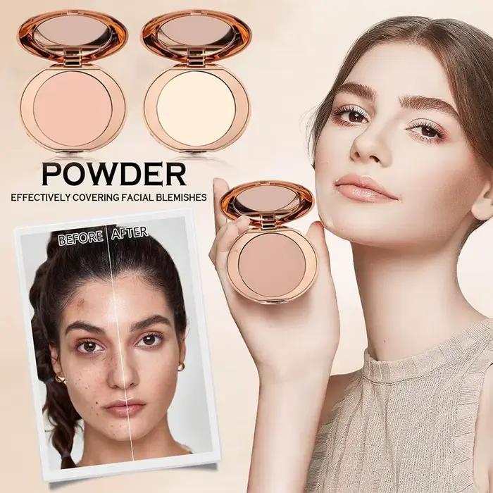 Poudre pressée effet flou doux longue tenue