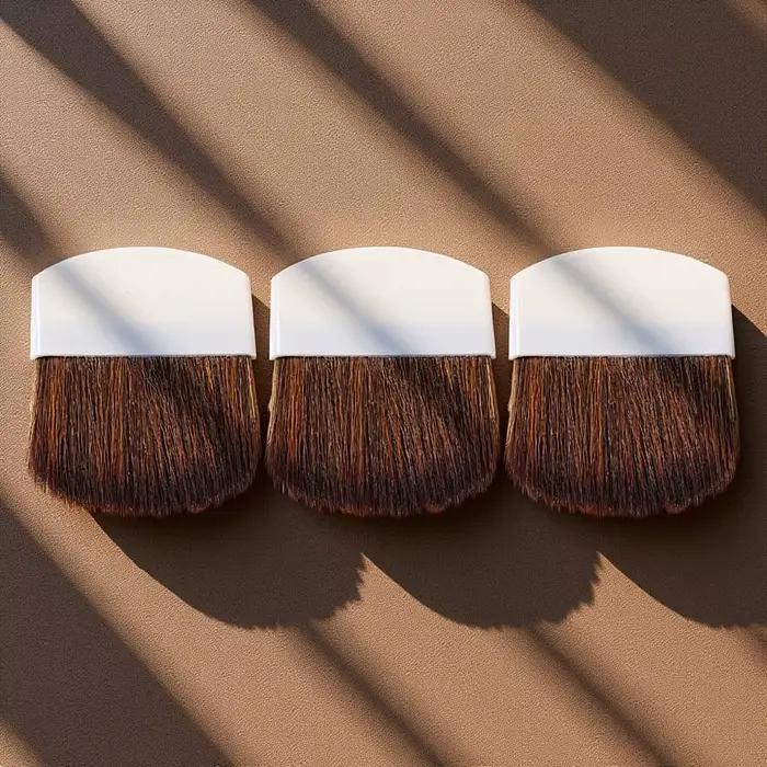 Lot de 3 mini-pinceaux de maquillage compacts