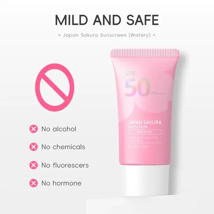 Crème solaire hydratante Laikou Sakura