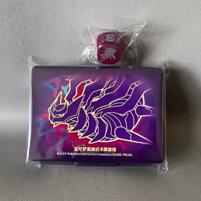 PKM Ptcg Giratina VSTAR Premium Set, boîte de construction de pont avec étui marqueur, accessoires de dés, jouet cadeau exquis de collection complet