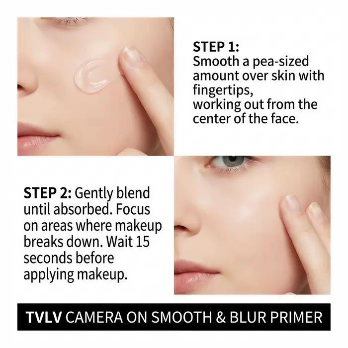 Base de maquillage hydratante et longue durée TVLV Smooth Soft Focus Primer