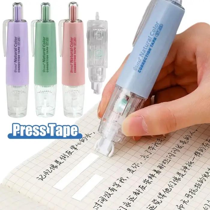 Ruban coloré en forme de stylo, noyau de résubdivision, outils modifiés, type de presse durable, école et bureau