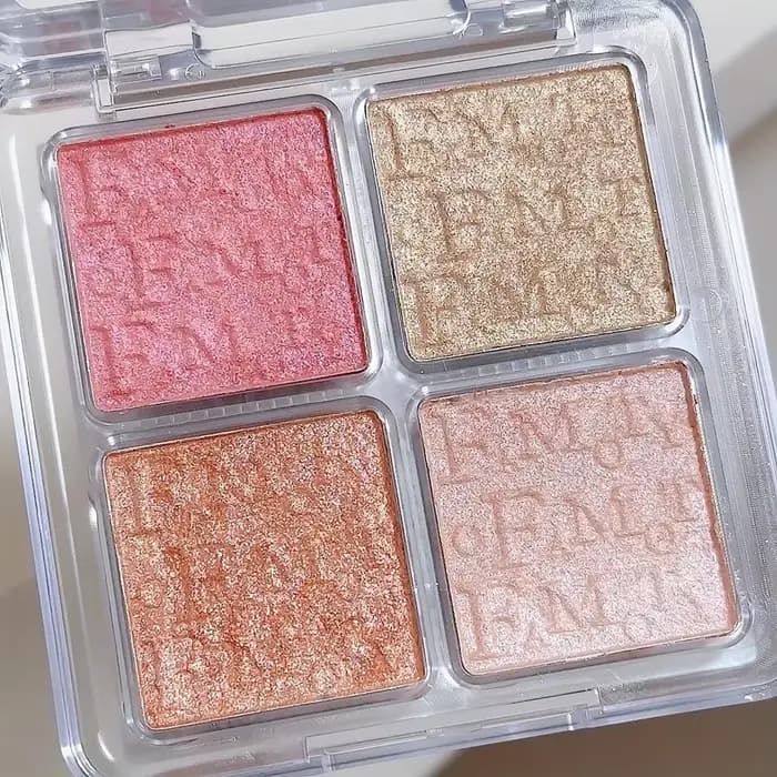 Palette de surligneurs pour le visage