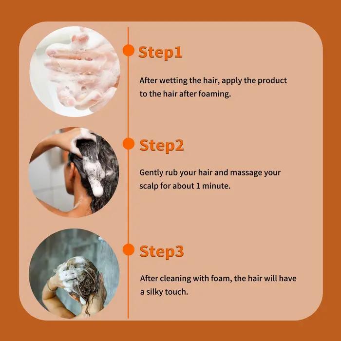 Shampoing à l'huile d'argan