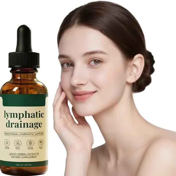 Gouttes de drainage lymphatique 59 ml – Formule naturelle à base de plantes pour l'élimination des toxines