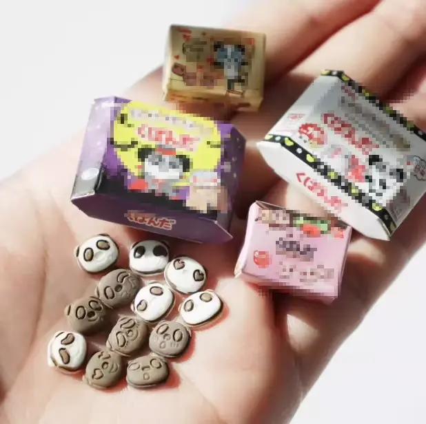Mini jeu de nourriture l'inventaire, beurre, crème brûlée, lait, yaourt, puce d'aubépine, strass au chocolat, accessoire de maison de courses, bricolage, neuf, signé