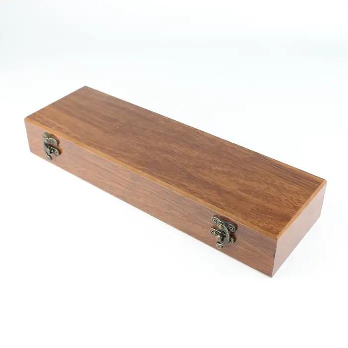 Ensemble de barres à prisme de luxe, de type horizontal et vertical, avec boîte de rangement en bois