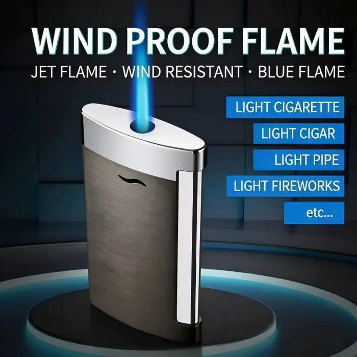 Briquets personnalisés de marque de luxe — Flammes coupe-vent sur mesure — Tous les styles incluent un emballage cadeau