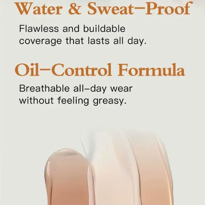 Fonds de teint liquide matifiant waterproof pour peaux grasses couvrants et crèmes correctrices pour femmes occasions spéciales